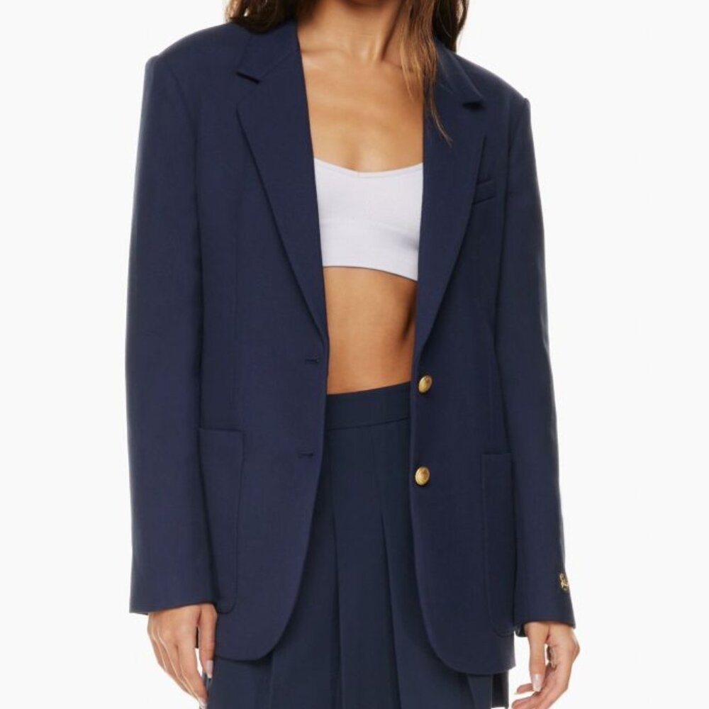 Sunday Best Navy Blazer with Gold Buttons